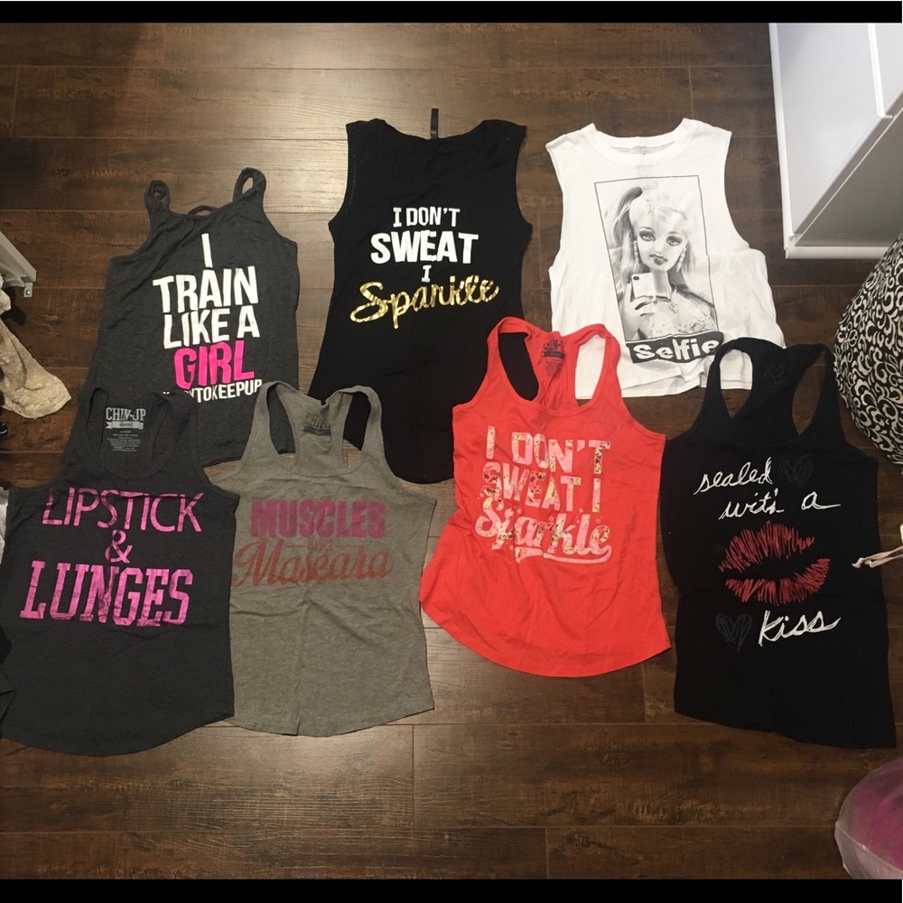 Workout top lot